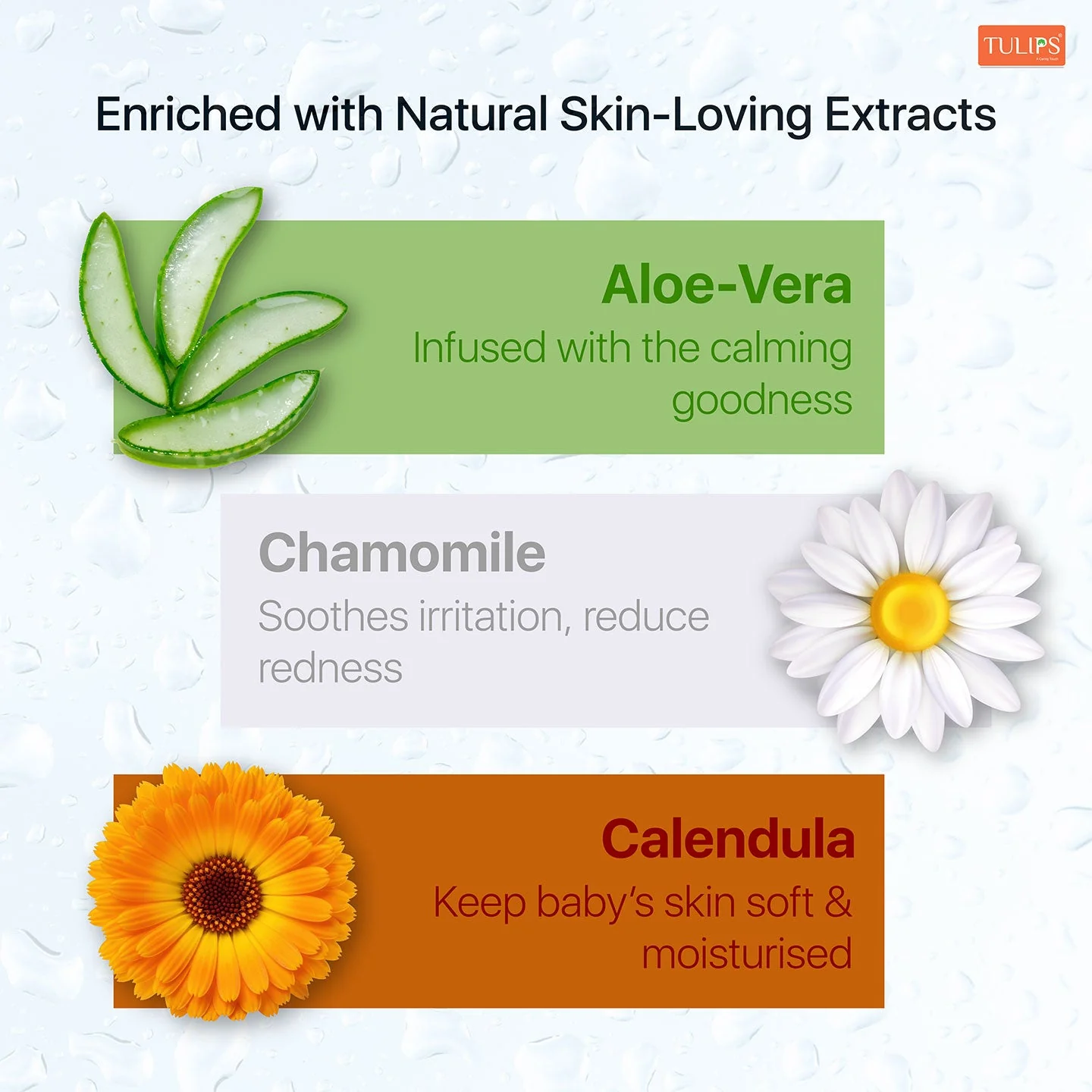 98% Water Sensitive Baby Wet Wipe with Aloe vera & Calendula - Image 5