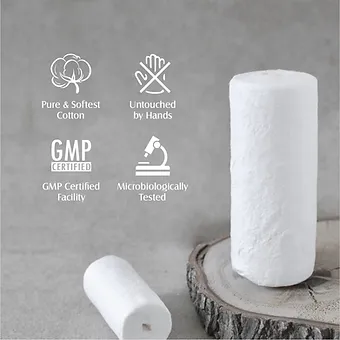 Absorbent Cotton Roll (50 g in a Ziplock Bag) - Image 3