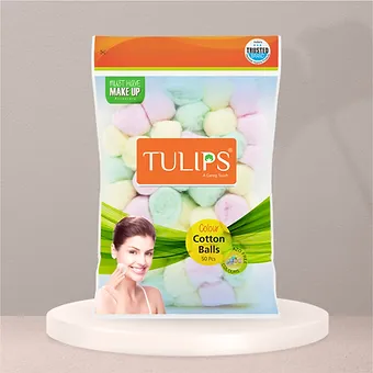 Colour Cotton Balls (50 pcs in a Ziplock Bag) - Image 4