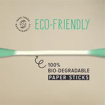 Coloured Eco Friendly Cotton Ear Buds/ Swabs (100 Sticks in a Jar) - Image 3