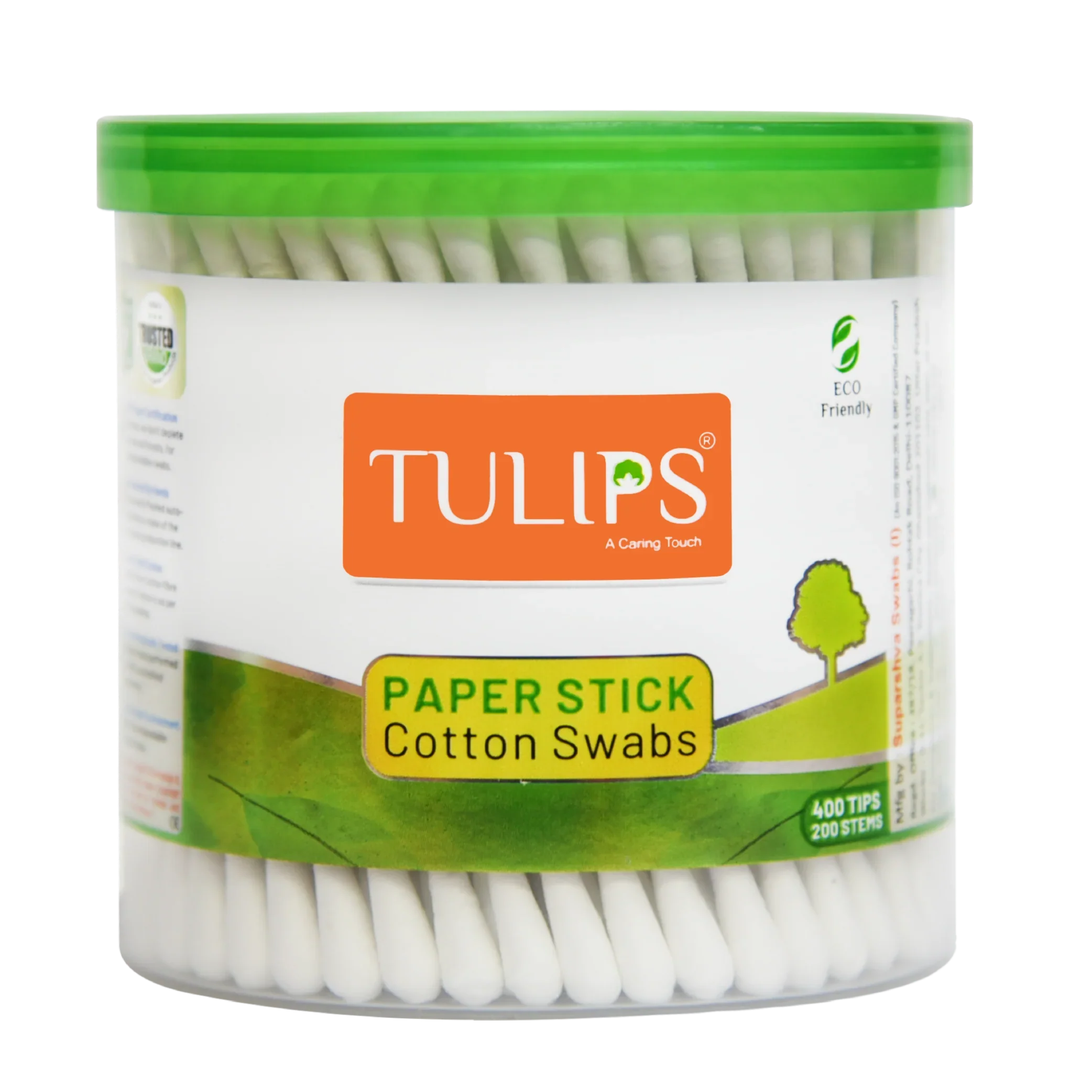 Eco Friendly Cotton Buds/ Swabs (200 Sticks in a Jar) - Image 6