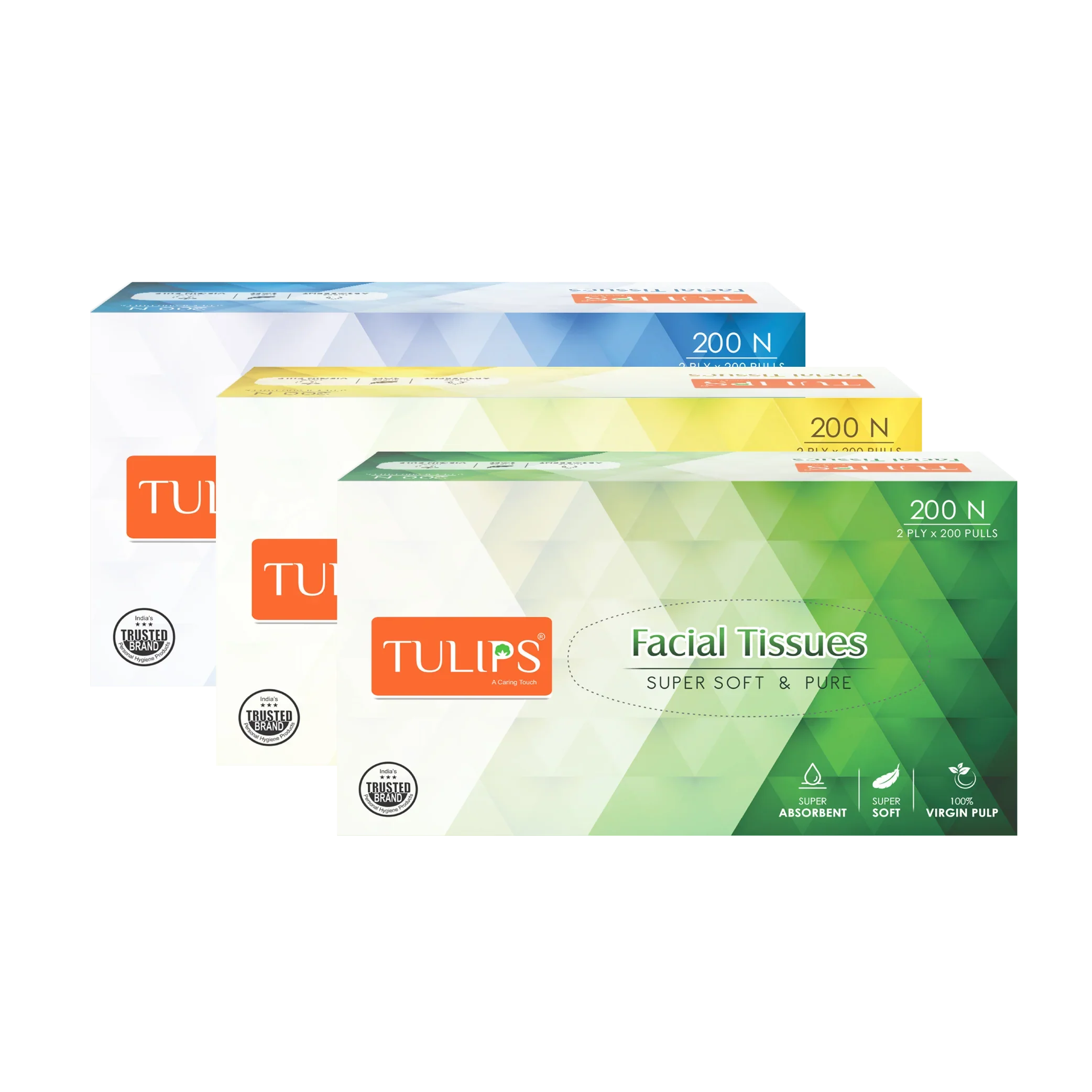 Facial Tissue Paper (2 Ply, 200 Pulls) (Color Variant) - Image 4