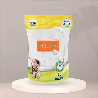 Premium White Cotton Balls (50 pcs in a Ziplock Bag) - Image 3