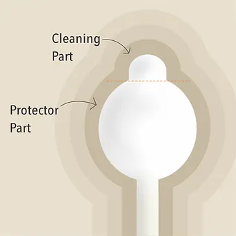 Eco Friendly Cotton Ear Buds- Cotton Swabs (50 Sticks in a Box) - Image 3