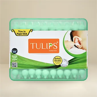 Eco Friendly Cotton Ear Buds- Cotton Swabs (50 Sticks in a Box) - Image 5