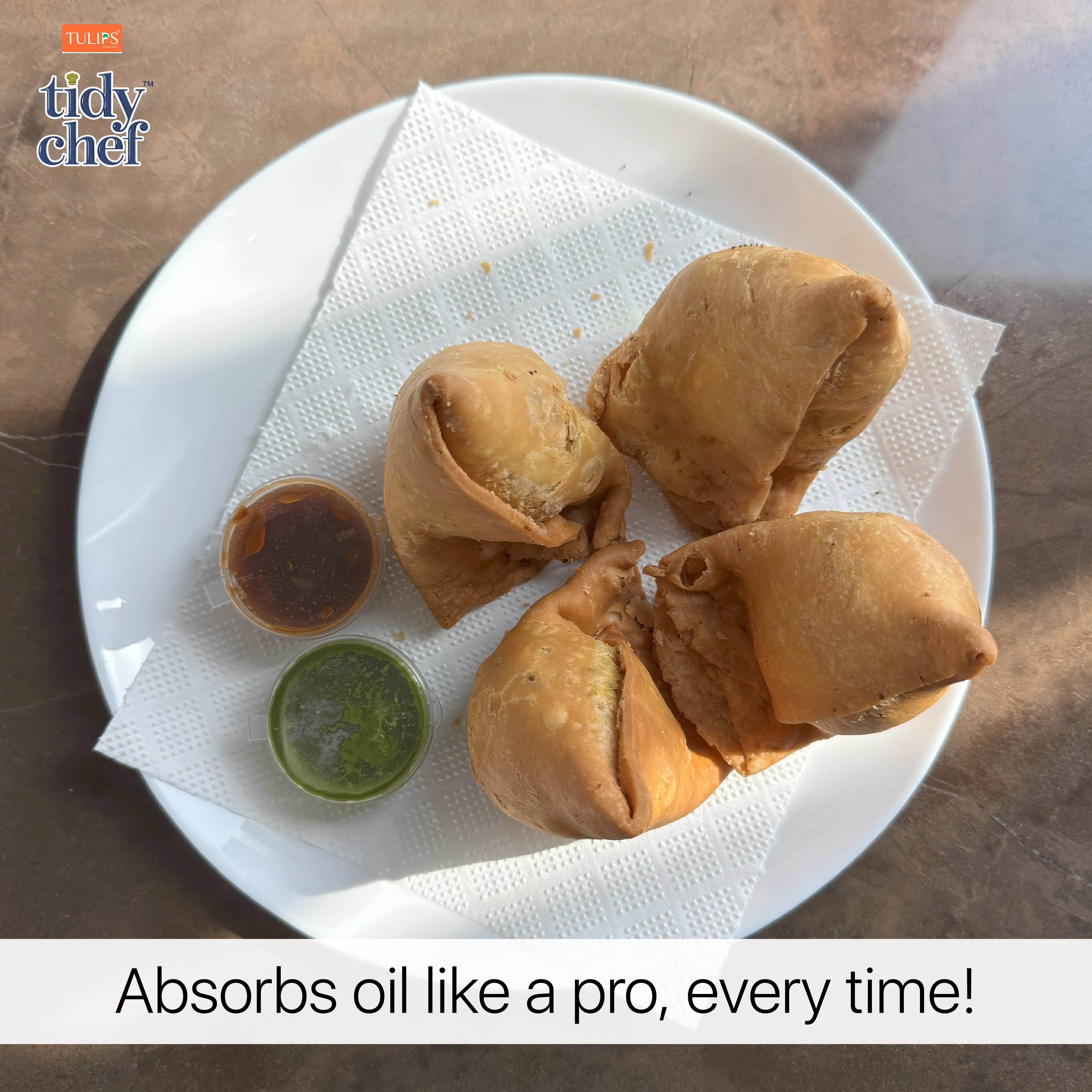 Tidy Chef Paper Kitchen Towels/Roll (80 Pulls, 2 ply) - Image 6