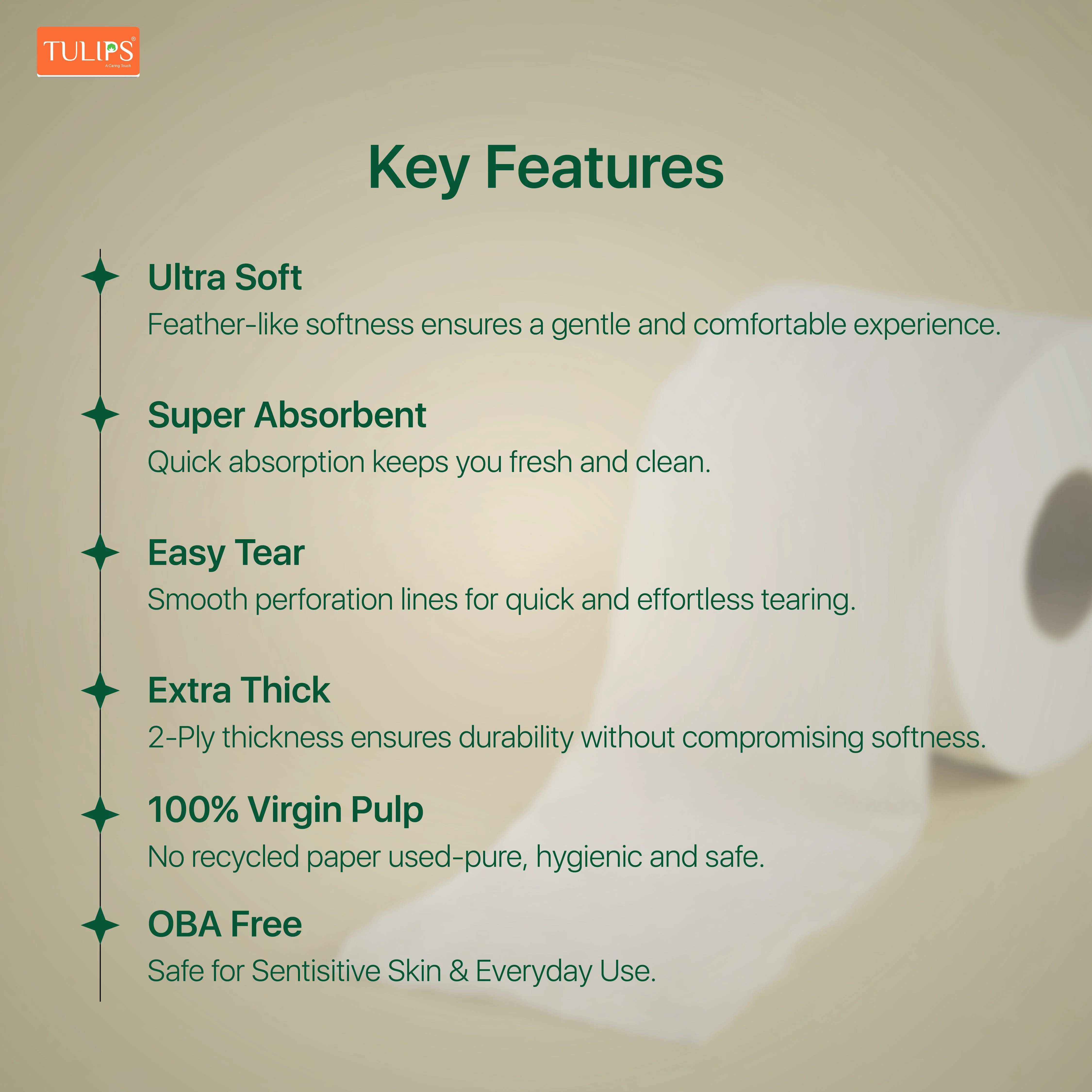 Toilet Rolls (200 Pulls I 2 ply | 6 Rolls ) - Image 4