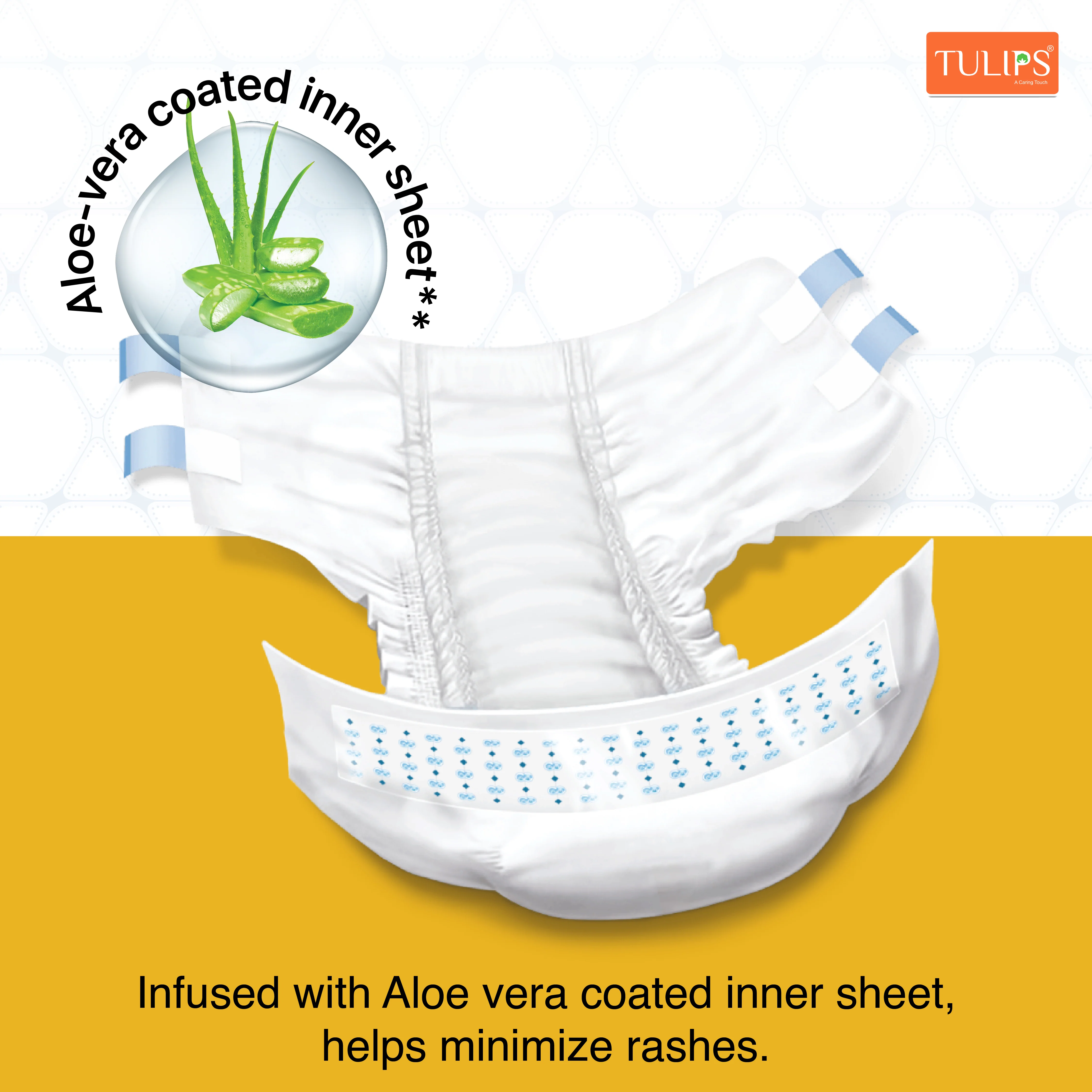 TULIPS Adult Diaper Tape Style - Protection from Urinary Incontinence (Medium) - Image 3