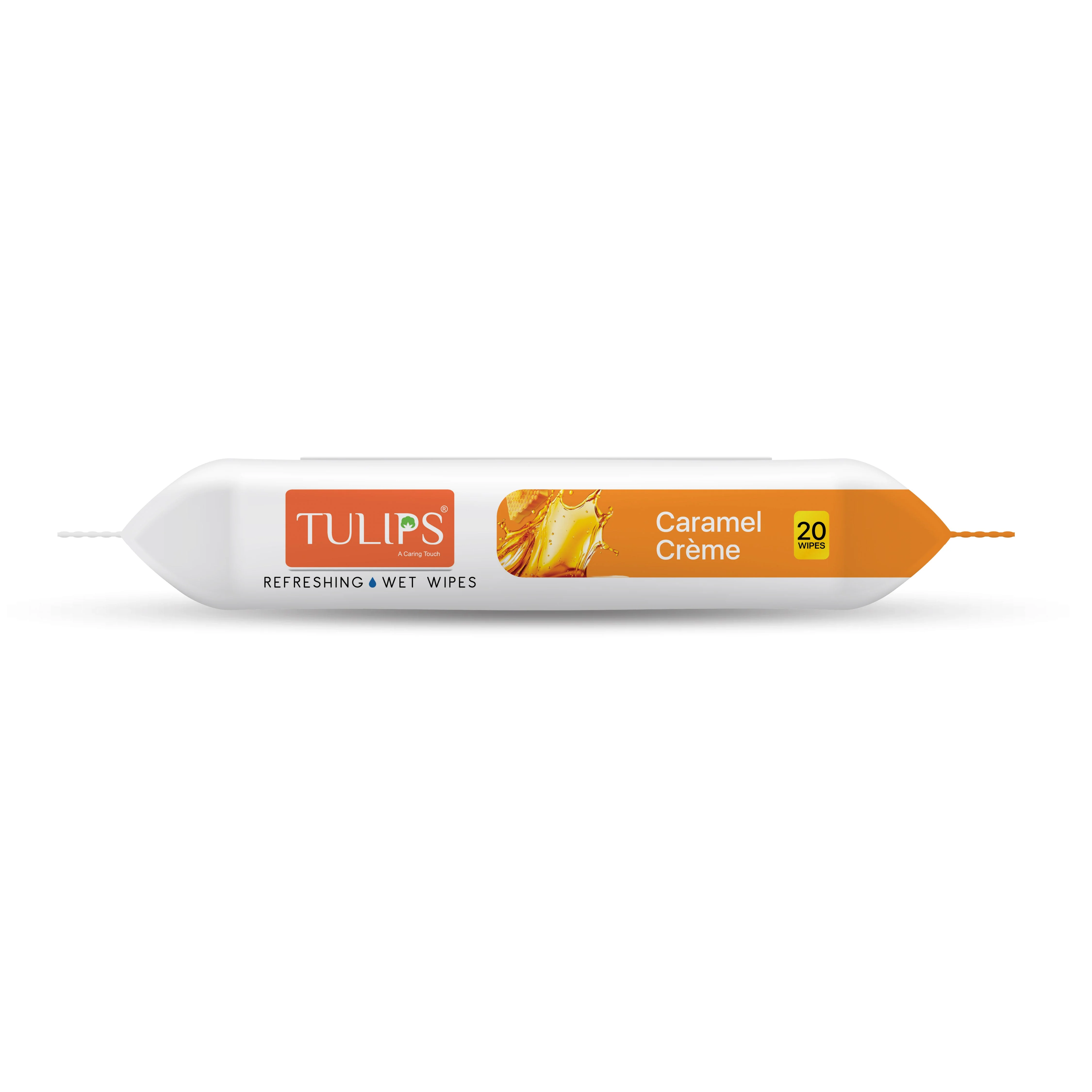 Tulips Refreshing Wet Wipes Caramel Creme (20 N) - Image 8